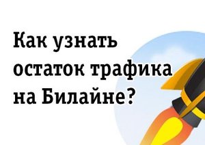 Как узнать остаток трафика на билайне.
