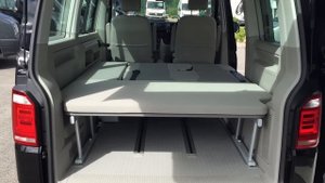 2016 Volkswagen T6 California Beach 2 seat bench video