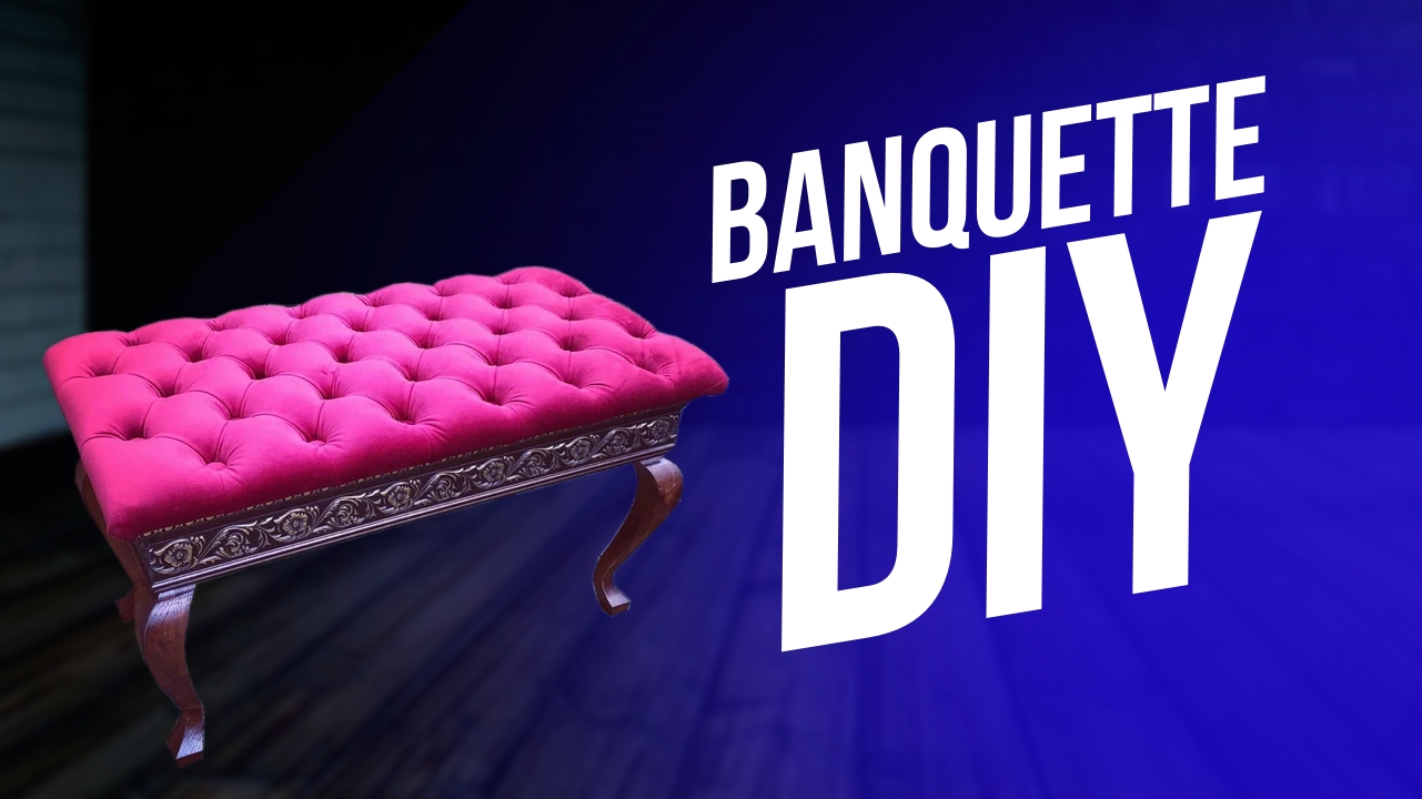 Банкетка на ножках кабриоль. Размеры..mp4