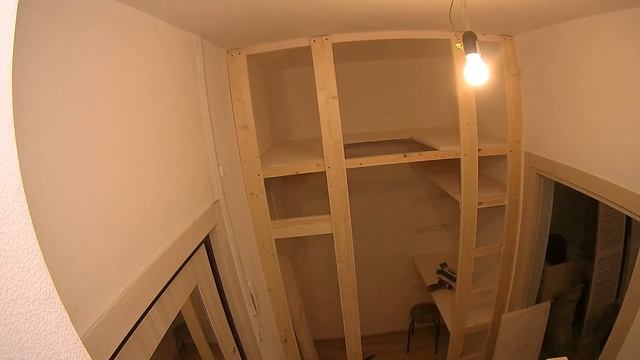 гардеробная в студии