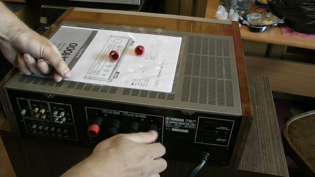 Усилитель Yamaha A-1000 после профилактики в Японии смотреть онлайн