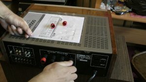 Усилитель Yamaha A-1000 после профилактики в Японии