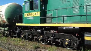 ТЭМ2М - 048 и ТЭМ2У - 8455 Маневры.