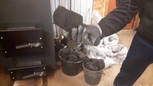 Пробую уртуйский уголь с котлом неделька КО - 60