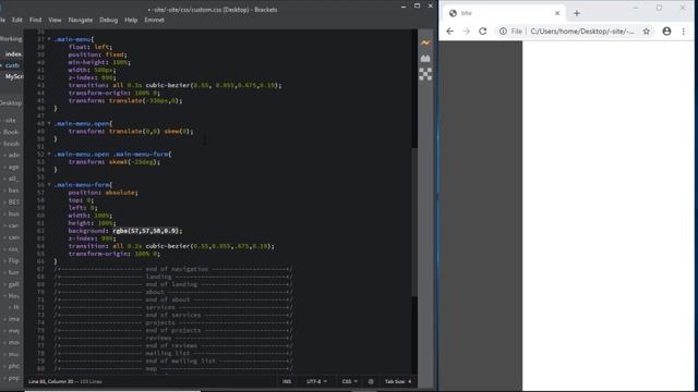 bootstrap 4 complete site navigation html css js