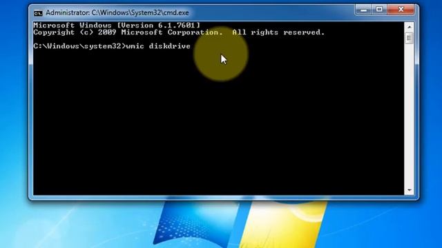 Wmic diskdrive get serialnumber