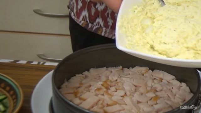Салат Курочка Ряба (праздничный)