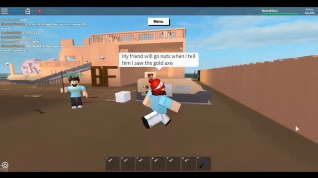Golden Axe Held By Defaultio! Roblox Lumber Tycoon 2 смотреть онлайн