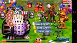 Какими героями и чипами надо побеждать сову fnaf world