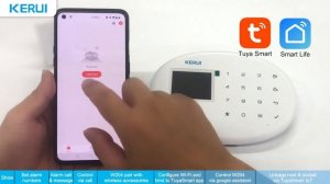 [KERUI] KERUI W204 GSM/Wi-Fi alarm system | using TuyaSmart IoT #alarm system #host #security #Wi-F