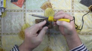 Миниатюрный паяльник на 30 ВТ - 220 вольт за 20 гривень
