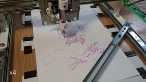 ЧПУ плоттер для рисования на Ардуино Ver1
