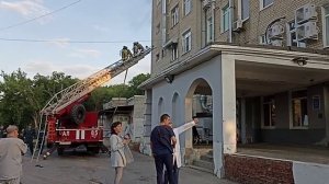 20230608 В ЦГРБ Сызрани произошел пожар