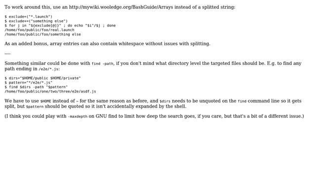 Unix & Linux: How to make bash glob a string variable? (4 Solutions!!) смотреть онлайн