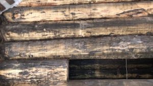 Пескоструйная обработка бруса