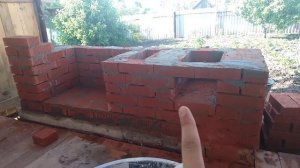 Беседка из поддонов + печь-барбекю своими  руками. Часть 2.