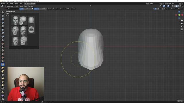3. Sculpting Skull _ Level 1