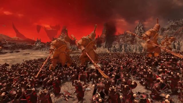 У НИХ НЕ БЫЛО ШАНСОВ! : 7800 Воинов Кхорна vs 39 Терракотовых Стражей - Total War Warhammer 3 смотреть онлайн