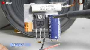 Single Mosfet Power Amplifier Circuit