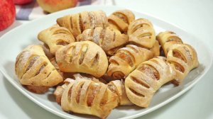 Очень простое и вкусное печенье с яблоками. Very simple and delicious cookies with apples.