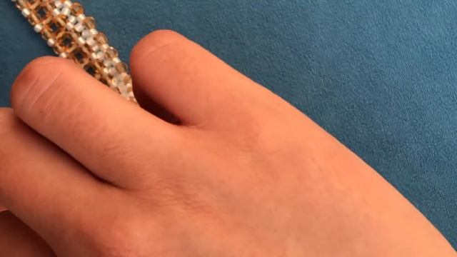 Double Arabian Nights bracelet tutorial | Right Angle Weave | Beaded Bracelet смотреть онлайн