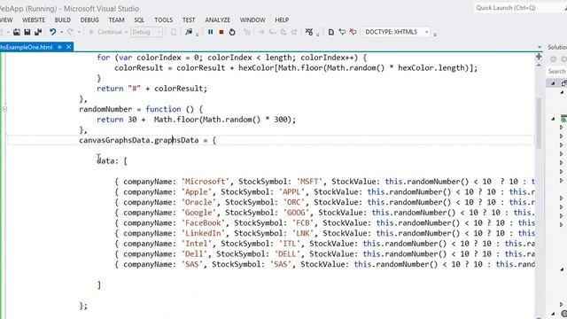 Bar Graph with Htlml 5 Canvas and Javascript