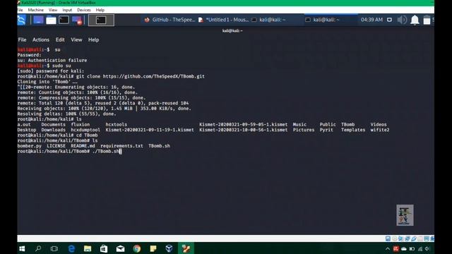 How to send unlimited message to any number using kali linux 2020