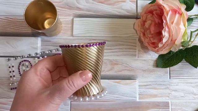 DIY.???Как сделать золотой декор для дома.Красивая ваз.Как сделать шкатулку золотую своими руками смотреть онлайн