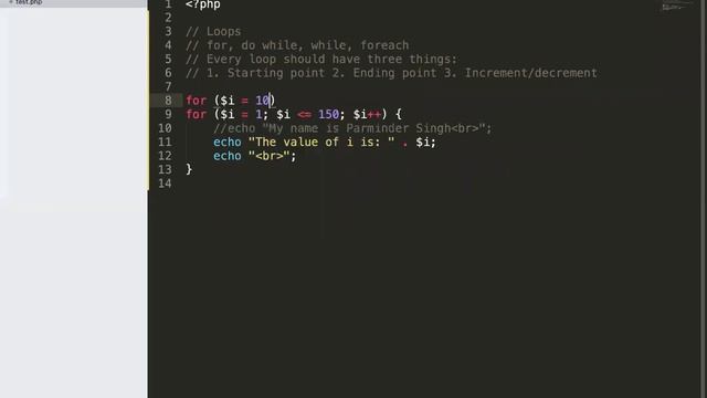 PHP: Lesson 1 | Conditions | Loops