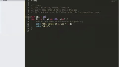 PHP: Lesson 1 | Conditions | Loops