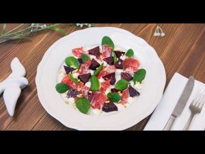 Закуска со свёклой и сыровяленой свининой | Первое, второе, третье