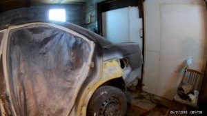 Кузовной ремонт  Nissan Sunny  часть 7...