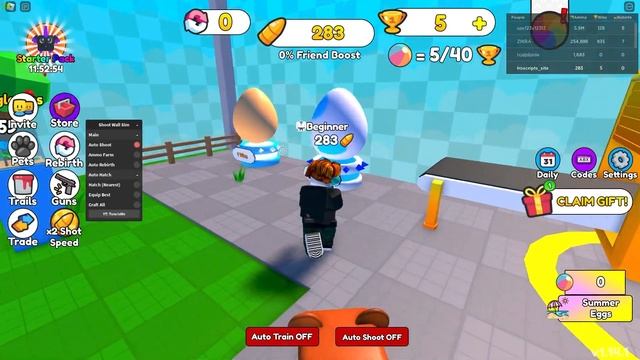 [NEW] ROBLOX Shoot Wall Simulator Script | INF Wins | INF Ammos | Auto Rebirth | *PASTEBIN 2023* смотреть онлайн