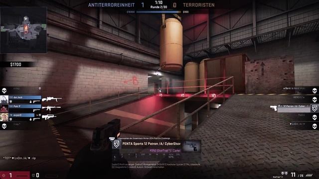 Lets Show CS:GO #8 PENTA Sports 12 Patron : ACE with 1 HP on Nuke смотреть онлайн