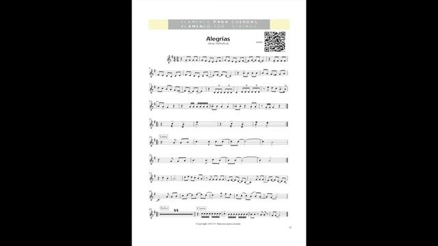 Libro Flamenco para cuerdas violín Flamenco for strings violin Ernesto Briceño смотреть онлайн