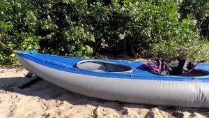 Байдарка Викинг 4.7, обзор со сплава, загрузка байдарки