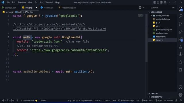 NodeJS to Read, Write, and Update Google Sheets"  #NodeJS #GoogleSheetsAPI #ReadWriteUpdate