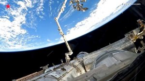 Работа канадского манипулятора «Canadarm»