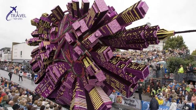 Flower Parade in Zundert, Netherlands - TRAVEL TOP SITES смотреть онлайн