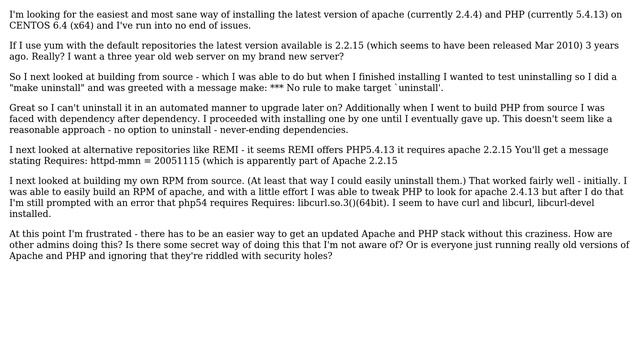 DevOps & SysAdmins: Easiest way to install latest apache and php on CENTOS (3 Solutions!!) смотреть онлайн