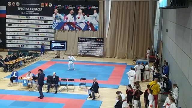 Всероссийские соревнования по карате WKF Престиж Кузбасса Ката девушки 12-13 лет, первый круг. смотреть онлайн