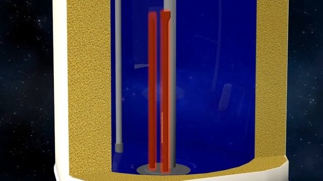 Водонагреватель Areesta Prismatic - бойлер формы призмы. Устройство бойлера, анимация 3d.