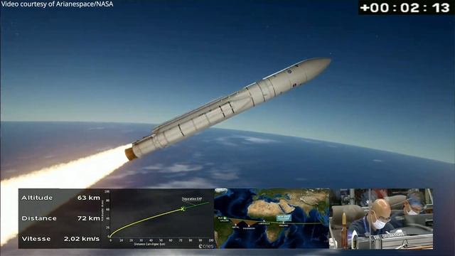 James Webb Space Telescope Launch (Full HD) смотреть онлайн