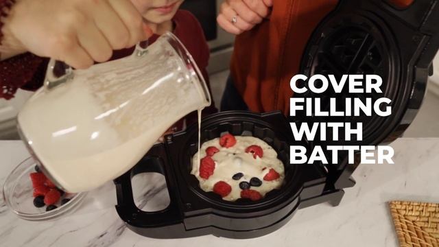 How to Stuff a Waffle ? Waffle Maker Review | PowerXL Wafflizer by Kristy and Avery смотреть онлайн