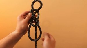 Как завязать узел "восьмерка" одним концом