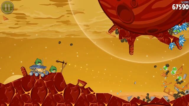 Angry Birds Space - Eggsteroids - Level E-12 - 173,030 - World Record! смотреть онлайн