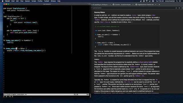 Writing an OS in Rust - Part 12c - A Simple Executor смотреть онлайн