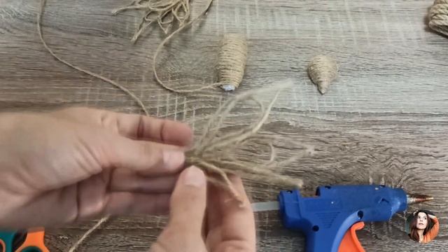 5 ИДЕИ поделок из ДЖУТА/Своими руками/Jute craft ideas/ЭТО ЕЩЕ НЕ ДЕЛАЛИ/Красота из ниток и джута смотреть онлайн