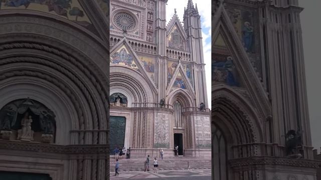 Кафедральный собор Успения Богородицы в Орвието, Италия. Duomo di Orvieto