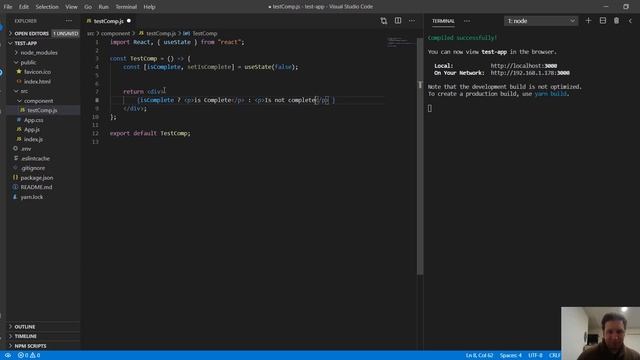 React Tutorial for Beginners | Conditional Rendering | Crash Course #programmer смотреть онлайн
